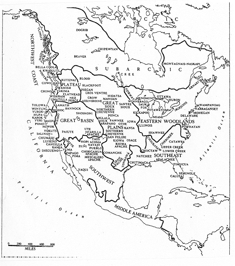 Tribal and Culture Areas of North America